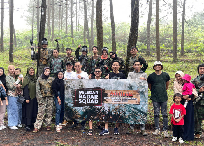 Sensasi Bermain Paintball Di Bukit Nangreu Galunggung, Paket Murah Hanya 100 Ribu Rupiah Per Orang