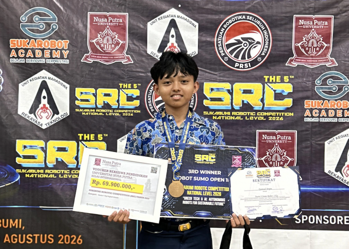 Siswa MTsN 3 Tasikmalaya Sabet Juara 3 Nasional Robotik, Bawa Pulang Beasiswa Rp 69 Juta