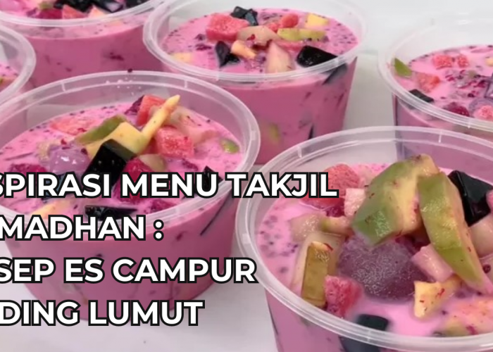 Yuk Bikin Es Campur Puding Lumut yang Segar dan Lumer di Mulut, Cocok Jadi Menu Takjil Ramadhan