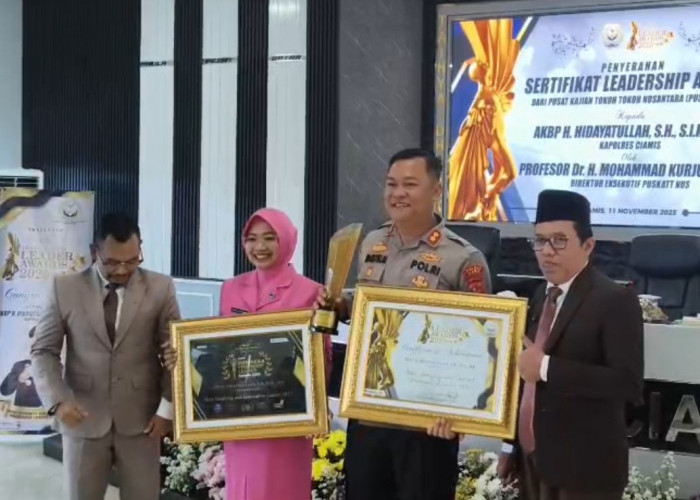 Kapolres Ciamis Raih Dua Penghargaan Nasional, Apresiasi Kepemimpinan Humanis dan Inovatif