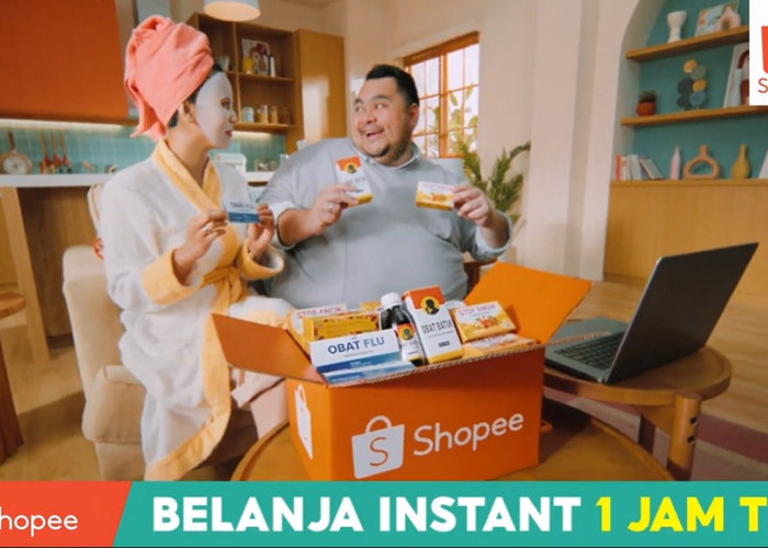 Belanja Harian Makin Sat Set, Atta Halilintar dan Aurel Dukung Shopee Instant 1 Jam Tiba