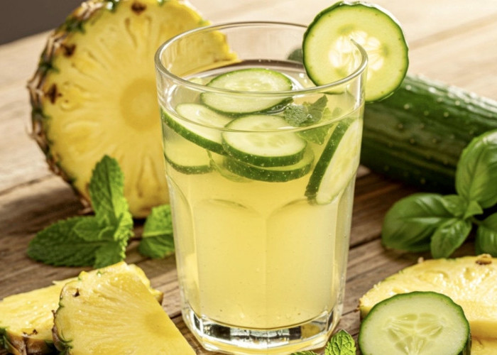 Cuma Butuh Nanas dan Timun, Rahasia Tekanan Darah Stabil dan Pencernaan Lancar