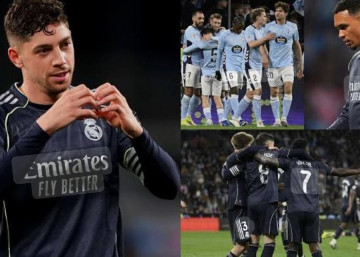 Valverde Jadi Penentu! Gol Spektakuler dari Jarak Jauh Antar Real Madrid Menang atas Celta Vigo