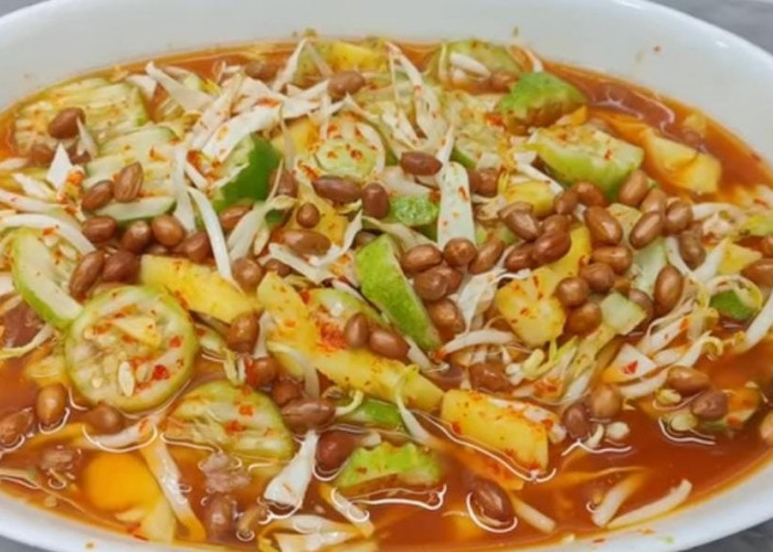 Rujak Cuka Super Segar Asem Manis Pedas! Resep Simpel Ini Bikin Nagih Apalagi Dimakan Saat Cuaca Panas