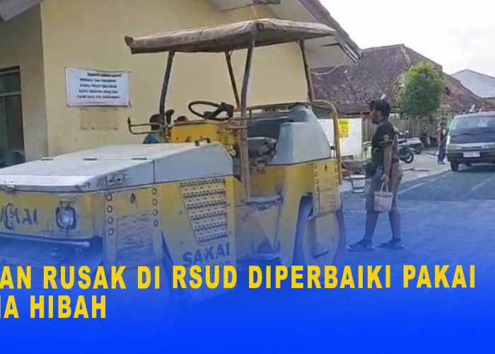 Jalan Rusak di Kawasan RSUD Diperbaiki Pakai Dana Hibah, Bentuk Kepedulian Dari Mintra Pada Rumah Sakit