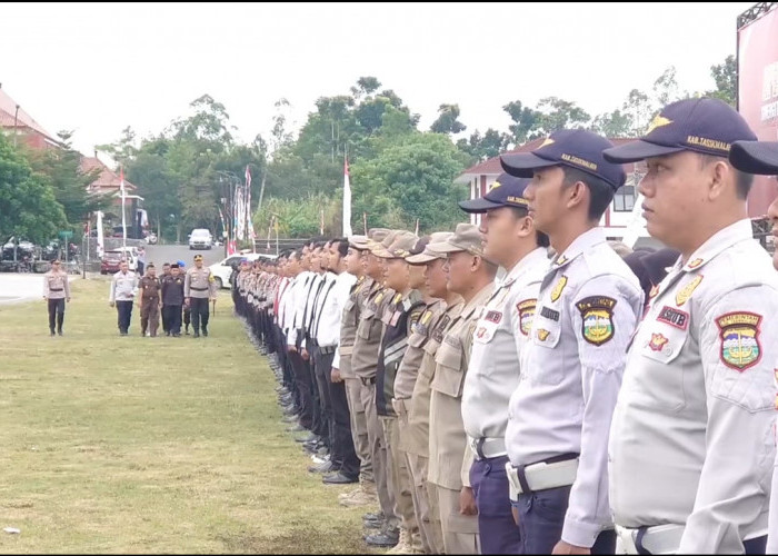 Polres Tasikmalaya Gelar Apel Siaga Mantap Praja 2024, 677 Personel Disiapkan Untuk Amankan Pilkada 