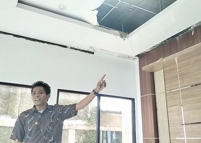 Miris, Gedung Kepemudaan Kota Banjar Tidak Terawat, Toilet Tanpa Air Hingga Plafon Jebol