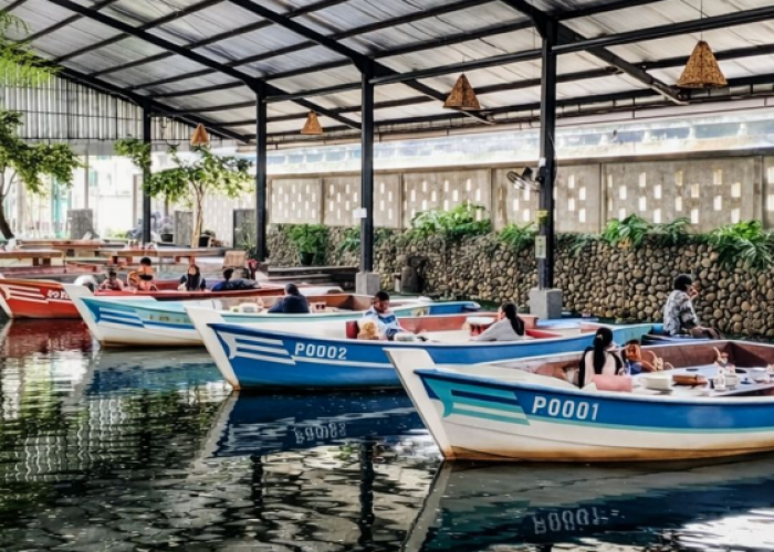 Kuliner Sunda Nggak Biasa, Resto Cibiuk Sidangkasih Ciamis Punya Konsep Floating Dining