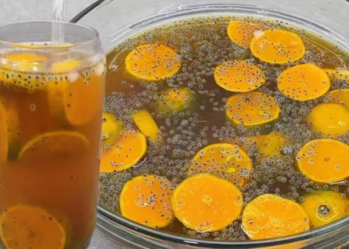 Bosan Minuman Creamy? Coba Resep Es Teh Jeruk Sereh yang Segar dan Wangi, Cocok Jadi Menu Takjil Andalan!