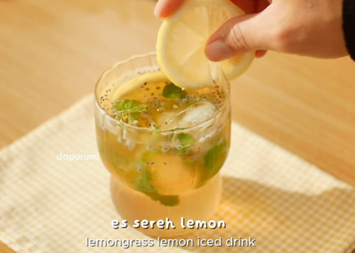 Minuman Segar dan Sehat buat Buka Puasa? Es Sereh Lemon Ini Wajib Kamu Coba!