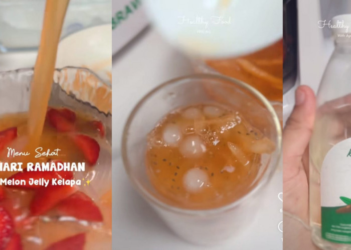 Menu Takjil Ramadan yang Sehat dan Menyegarkan: Es Melon Jelly Kelapa, Begini Cara Buatnya