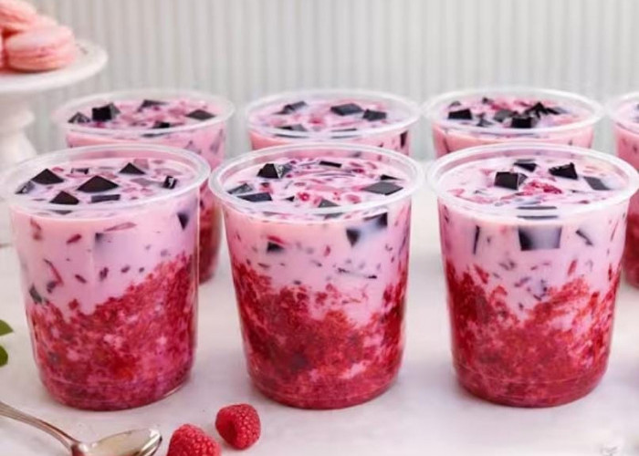 Ide Jualan Takjil 2026: Minuman Kekinian Stroberi Cincau Creamy Ini Modal Murah Tapi Untungnya Bikin Melongo!