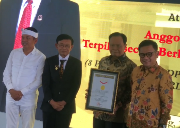 Jadi Anggota Dewan Terlama, Yod Mintaraga Pecahkan Rekor MURI, Dimaknai Sebagai Pengakuan Atas Dedikasi