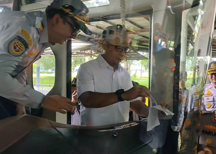 Ramp Check Bus Nataru, Keselamatan Penumpang Jadi Prioritas, Kesehatan Para Pengemudi Juga Ikut Diperiksa