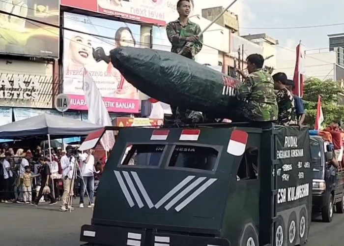 Pawai Alegoris Kota Banjar Angkat Tema Rudal Kemiskinan, Komitmen Tuntas Kemiskinan Melalui Pemberdayaan Warga