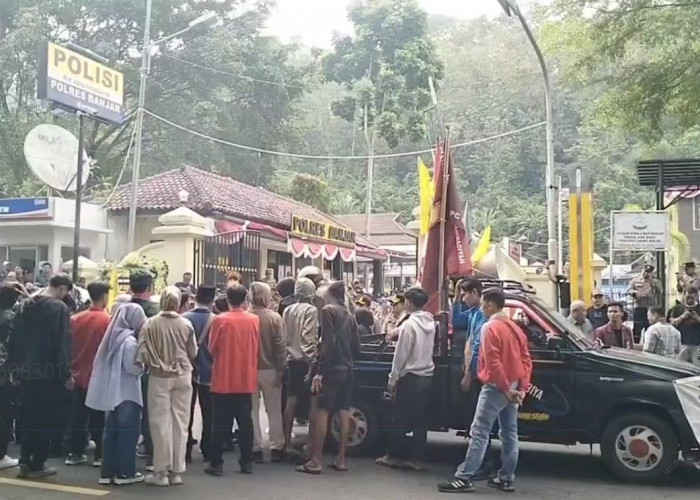 Cipayung Plus Gelar Aksi Damai di Polres Banjar, Tuntut Kapolri Mundur Jika Kasus Affan Tak Tuntas