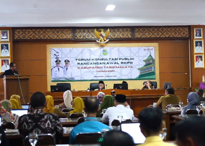 Matangkan RKPD 2027, Pemkab Tasik Gelar Konsultasi Publik, Fokus Ekonomi dan Pembangunan Infrastruktur