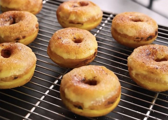 Resep Donat Labu Crème Brûlée, Perpaduan Lembut dan Crunchy yang Bikin Nagih