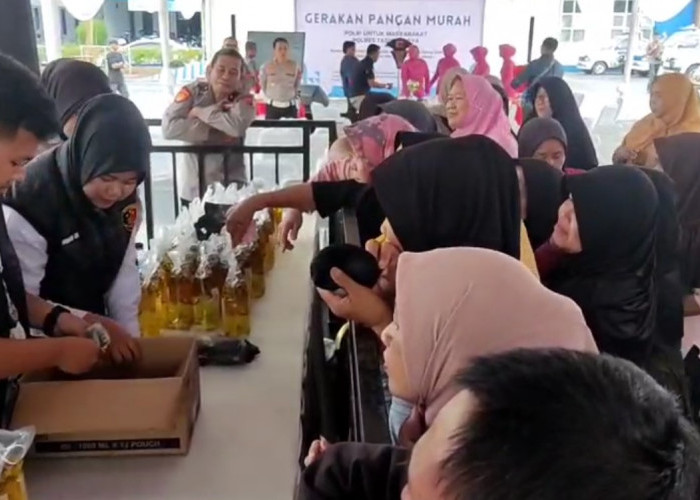 Gerakan Pangan Murah Bantu Stabilitas Harga dan Pasokan, GPM digelar Oleh Polres, Bulog Serta Pemkab Tasik