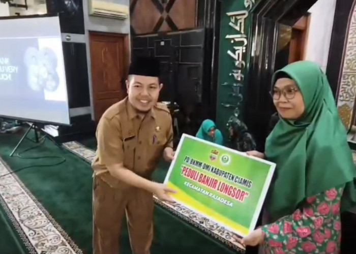 Ringankan Beban Korban Bencana, BKMM Ciamis Salurkan Bantuan, Korban Terima Santunan 1,5 Juta Rupiah