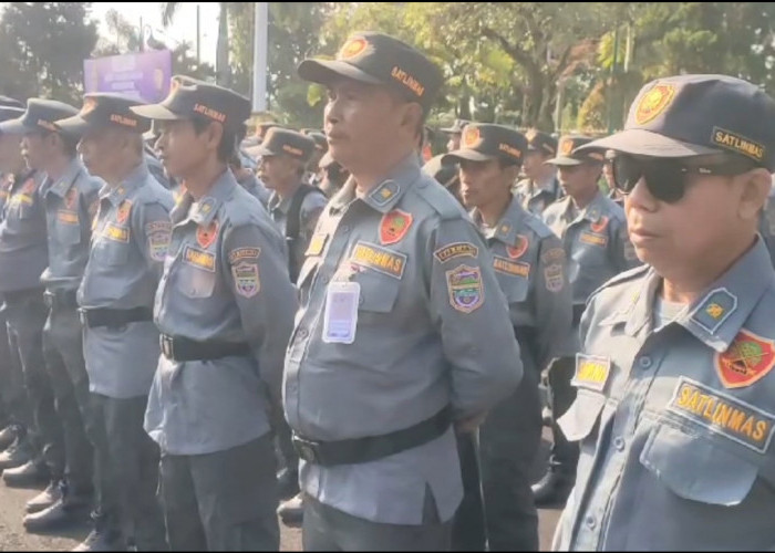 Pemda Ciamis Terjunkan 5.500 Linmas , Setiap TPS Akan Dijaga 2 Petugas Linmas Amankan Pilkada