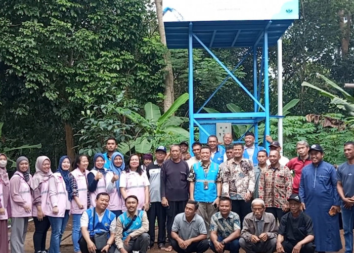 PLN UP3 Tasikmalaya Bangun Sarana Penyediaan Air Bersih Bagi 35 Rumah di Ciamis, Warga: Terima Kasih PLN