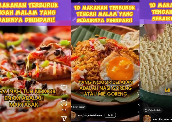 Catat, Ini 10 Makanan Tengah Malam yang Perlu Dihindari, Nomor 8 Paling Sering Dikonsumsi?