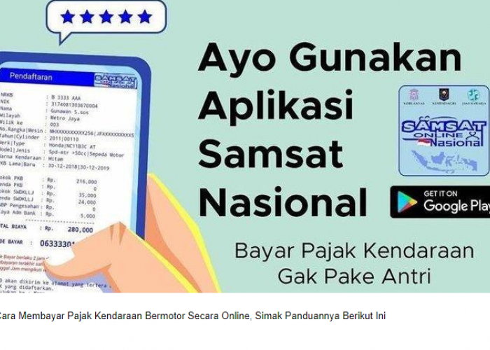 Cara Bayar Pajak Kendaraan Online, Mudah Gak Harus Keluar Rumah