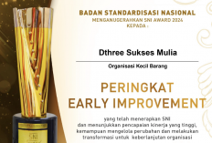 DTHREE Raih SNI Award, Tegaskan Komitmen Membangun Budaya Mutu dan Standardisasi