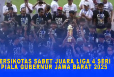 Cetak Sejarah Baru, Persikotas Sabet Juara Liga 4 Seri 1 Piala Gubernur Jawa Barat 2025