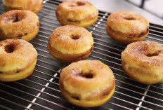 Resep Donat Labu Crème Brûlée, Perpaduan Lembut dan Crunchy yang Bikin Nagih