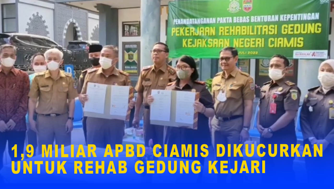 1,9 MILIAR APBD CIAMIS DIKUCURKAN UNTUK REHAB GEDUNG KEJARI