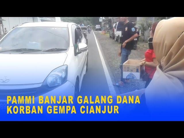 PAMMI BANJAR GALANG DANA KORBAN GEMPA CIANJUR