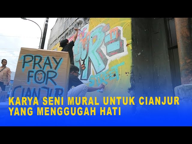 KARYA SENI MURAL UNTUK CIANJUR YANG MENGGUGAH HATI