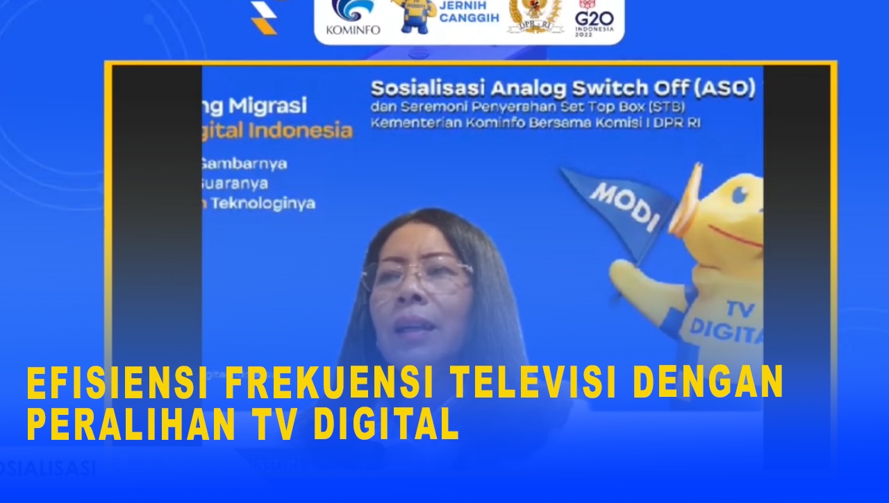 EFISIENSI FREKUENSI TELEVISI DENGAN PERALIHAN TV DIGITAL