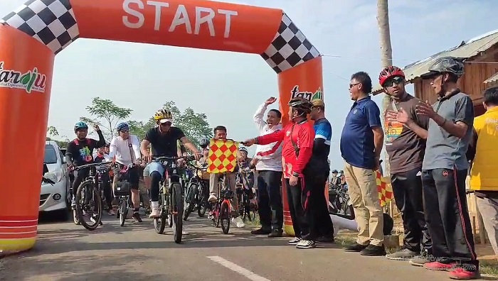 Gowes Cemara Upaya Kenalkan Taraju Ke Masyarakat Luas