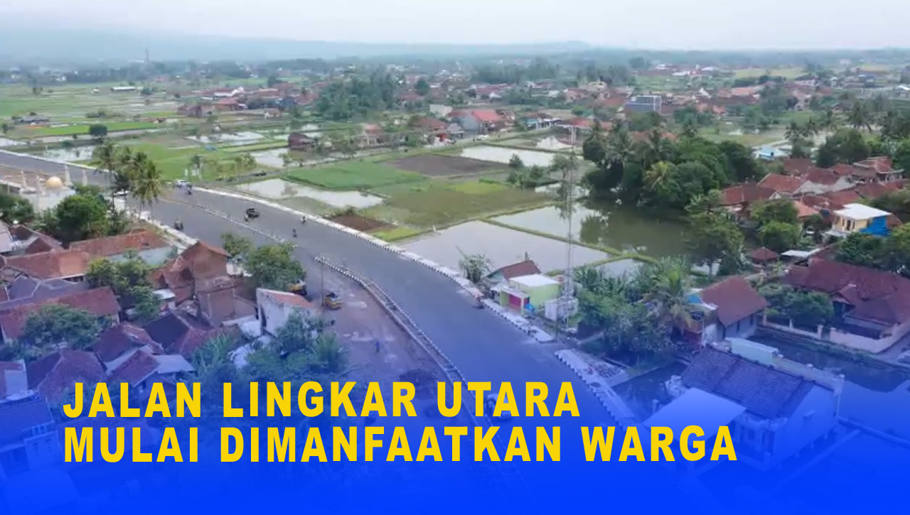 JALAN LINGKAR UTARA MULAI DIMANFAATKAN WARGA