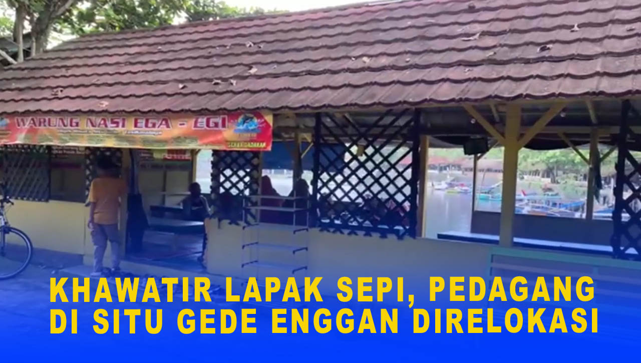 KHAWATIR LAPAK SEPI, PEDAGANG DI SITU GEDE ENGGAN DIRELOKASI