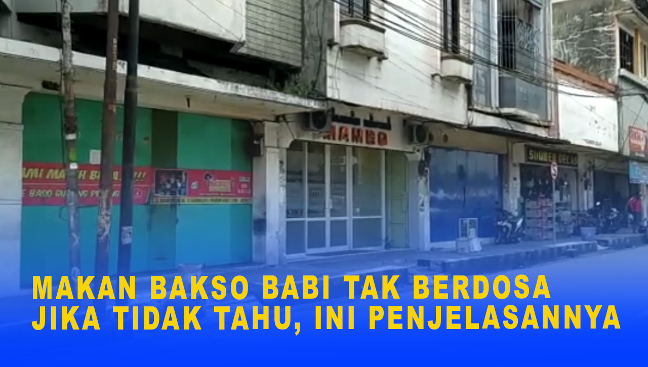 ULAMA:  MAKAN BAKSO BABI TAK BERDOSA JIKA TIDAK TAHU