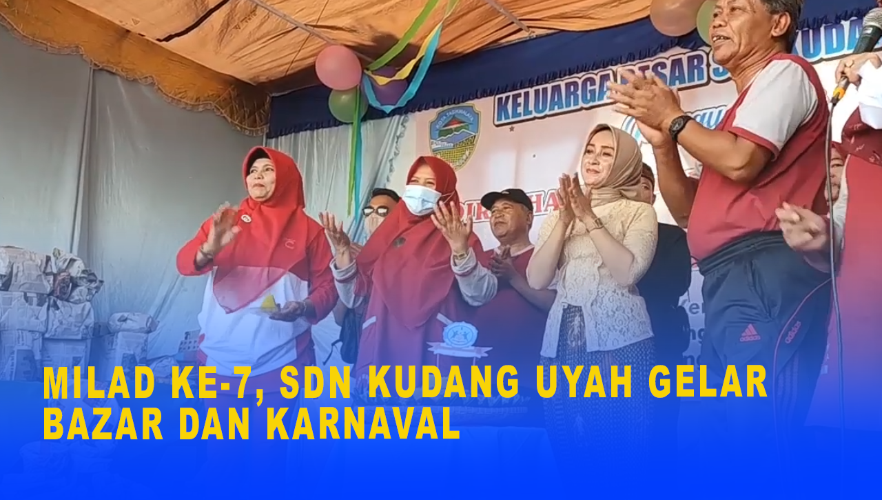 MILAD KE-7, SDN KUDANG UYAH GELAR BAZAR DAN KARNAVAL