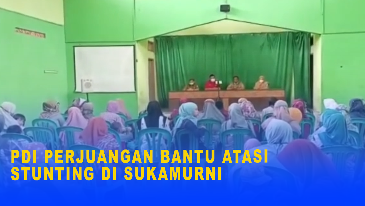 PDI PERJUANGAN BANTU ATASI STUNTING DI SUKAMURNI