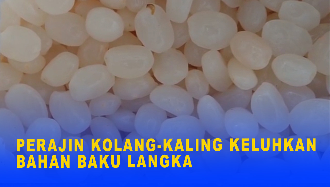 PERAJIN KOLANG KALING KELUHKAN BAHAN BAKU LANGKA