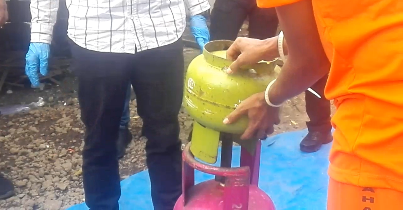 Polres Banjar Ungkap Penyalahgunaan Gas 3 Kg, Kepergok Sedang Dioplos