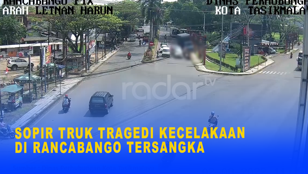 SOPIR TRUK TRAGEDI KECELAKAAN DI RANCABANGO JADI TERSANGKA