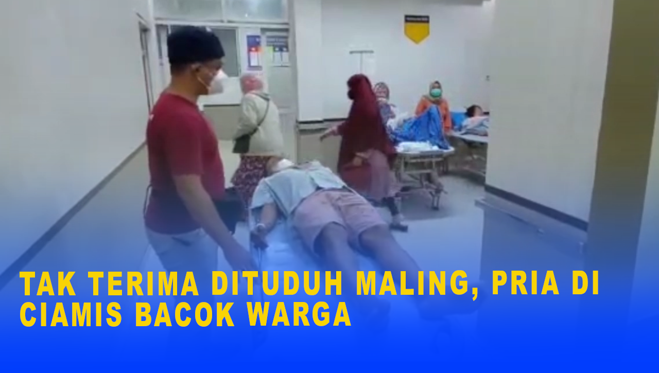 TAK TERIMA DITUDUH MALING, PRIA DI CIAMIS BACOK WARGA