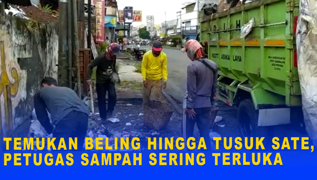 TEMUKAN BELING HINGGA TUSUK SATE, PETUGAS SAMPAH SERING TERLUKA