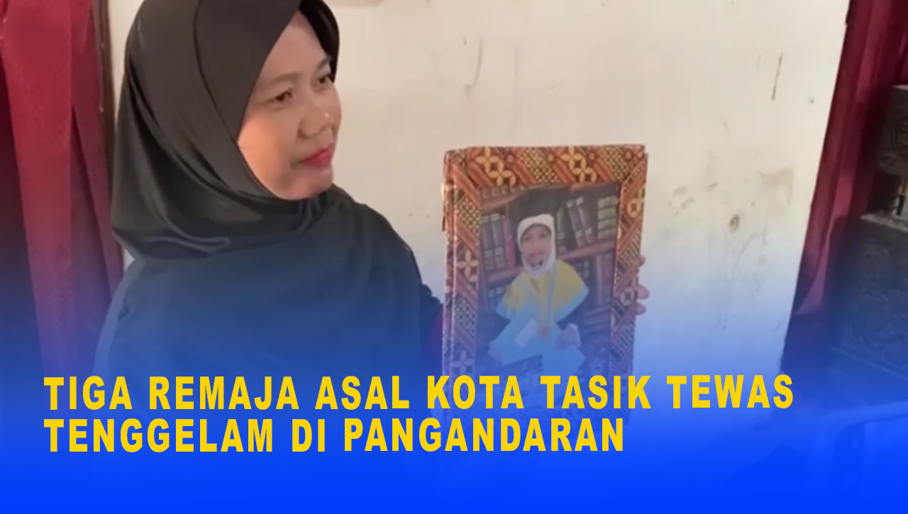 TIGA REMAJA ASAL KOTA TASIK TEWAS TENGGELAM DI PANGANDARAN