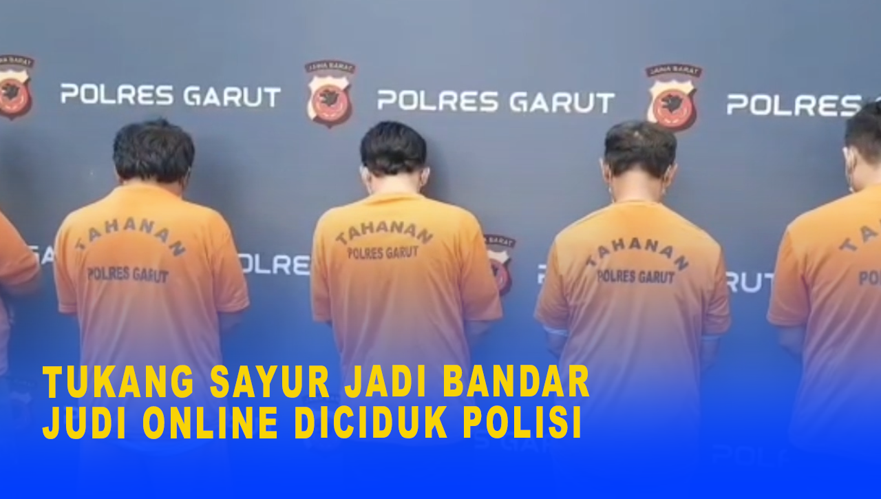 TUKANG SAYUR JADI BANDAR JUDI ONLINE DICIDUK POLISI